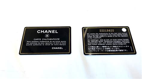 chanel hologram card|authentic Chanel card.